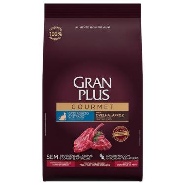Imagem de Ração GranPlus Gourmet Gatos Adultos Castrados Ovelha e Arroz 1Kg - GR
