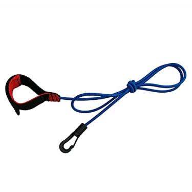 Imagem de Fancyes Caiaque Canoa Barco Surf Ski Paddle Leash/Vara de Pesca E Grampo Giratório - Azul