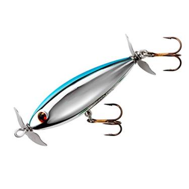 Imagem de Cotton Cordell Isca de pesca Crazy Shad Spinning Topwater, equipamento e acessórios de pesca de água doce, 7,6 cm, 3/226.8 g, traseira azul cromado