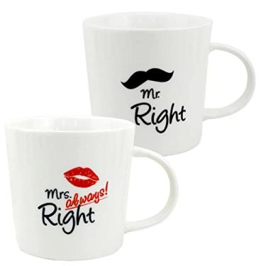 Imagem de Jogo de 2 canecas em new bone china 280ml A7cm cor branca