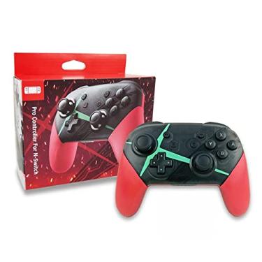 Imagem de Controle Bluetooth sem fio T4 Pro para Nintendo Switch/lite/oled, controle Switch Pro com vibração, IBMKIDS (Vermelho)