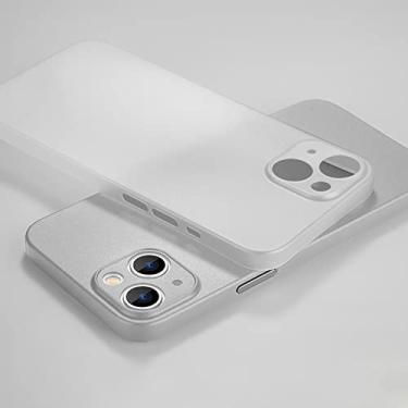 Imagem de Capa de telefone fosca ultra fina de 0,3 mm para iphone 11 12 13 mini pro xs max x xr capa dura pp transparente para iphone 7 8 plus se 2020, branco, para iphone se 2020