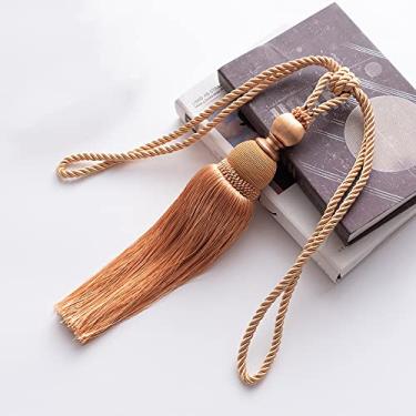 Imagem de prendedores de cortina prendedores de cortina alça de cortina com franjas de janela alça de cortina de gancho simples, T9,4 pcs