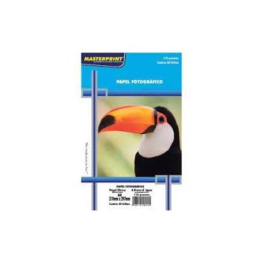 Imagem de 5 Pacotes de Papel Fotográfico 115g Glossy A4 p/Inkjet - 250 Folhas | MASTERPRINT