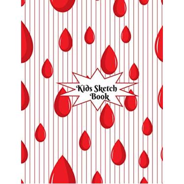 Imagem de Caderno de esboços infantis: diário infantil extra grande em branco para rabiscos, desenhos, rabiscos, escritas e mais (coleções de cadernos de desenho infantis)