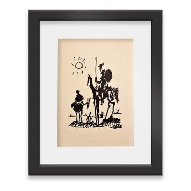 Imagem de Quadro Decorativo Dom Quixote Vidro & Paspatur 46x56cm Q67