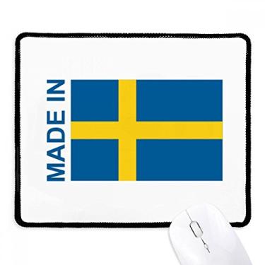 Imagem de Mousepad Made in Sweden Country Love Tapete de borracha para jogos