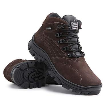 Imagem de Coturno Militar Tático em Couro Legítimo para Segurança e/ou Esportes. (40, MARROM)