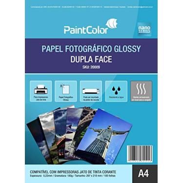 Imagem de Papel Fotográfico Glossy Dupla Face A4 180g 100 Folhas