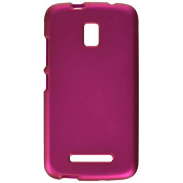 Imagem de Estojo de transporte de tinta de borracha para ALCATEL One Touch Cell-Pak Pop Mega - Embalagem de varejo - Vermelho rosa