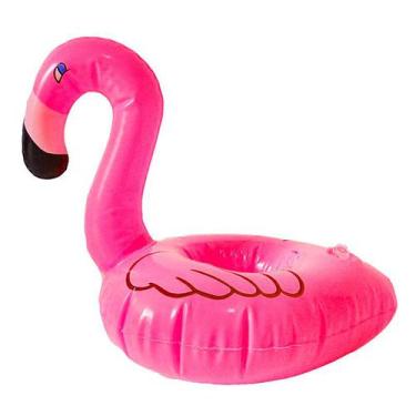 Imagem de Boia Porta Copo 17,5cm Flamingo Wellmix