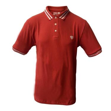 Imagem de Camiseta Polo Masculina Cavalera Assinatura Scarlet-Masculino