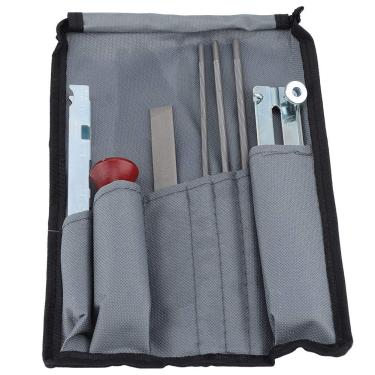 Imagem de Afiador De Motosserra Sluffs Kit De Arquivos Redondos 8 Pçs/conjunto De Arquivos De Motosserra Medidor De Profundidade Kit De Ferramentas Para Afiação De Motosserra