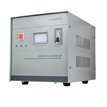 Imagem de Regulador de tensão AC, estabilizador de tensão automático doméstico monofásico 220V, saída dupla 110V de alta potência toda bobina de cobre para eletrodomésticos instáveis, 3000VA