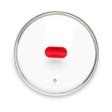 Imagem de Tampa de Vidro Ichef Polishop - Shark Series - 28Cm - Vermelha