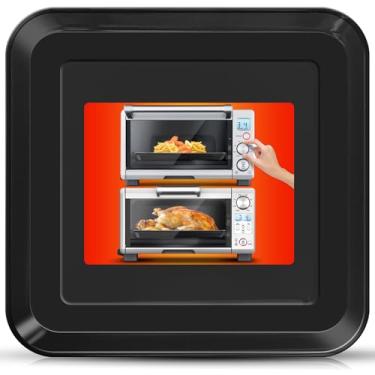 Imagem de 10" × 10" Enamel Baking Pan for Breville Compact Smart Oven，Food Grade Non-stick Toaster Oven Replacement Parts Accessories Compatible with Breville Mini Smart Toaster Oven, Dishwasher Safe