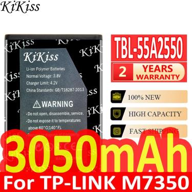 Imagem de KKiss-Bateria poderosa para TP-LINK  Bateria para TP-LINK M7350  TBL-55A2550  TL-TR961  2500L