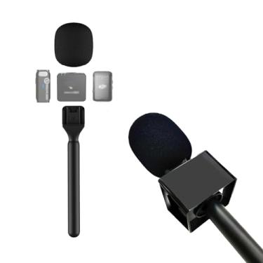 Imagem de Suporte de suporte para microfone DJI Mic 1/2/3/Mini/Rode sem fio GO II alça para entrevista sem fio lapela adaptador de microfone suporte portátil para transmissor Osmo Pocket 3 Mic2/Hollyland Lark