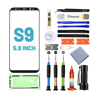 Imagem de Tpyag Tela de substituição para Samsung Galaxy S9, tela de substituição para Galaxy S9 Series 5,8 polegadas, kit de reparo de tela com adesivo à prova d'água (sem OLED e digitalizador de toque)