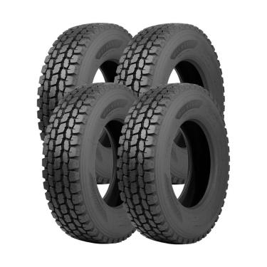 Imagem de Jogo 4 Pneus Speedmax Aro 22.5 Dalmax D3 275/80R22.5 147/144K 16 Lonas