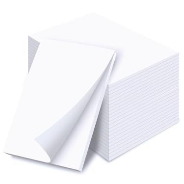 Imagem de Better Office Products Blocos de notas em branco, blocos de notas de 10 x 15 cm, blocos de notas de servidor, 50 folhas por bloco, blocos de notas, encadernação gomada para fácil remoção (pacote com
