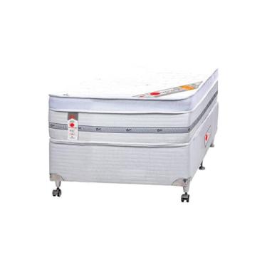 Imagem de Cama Box + Colchão Castor Solteiro Niponpedic One Face Pocket 88x188x60cm