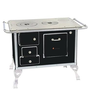 Imagem de Fogão a Lenha Venâncio N°01 Tradicional Saída à Direita - Preto