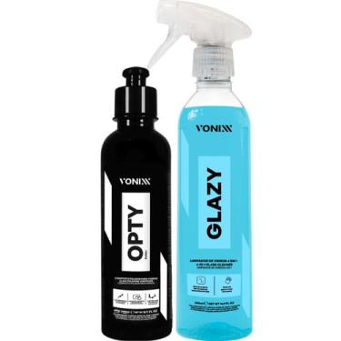 Imagem de Glazy 500ml Opty Polidor Vidros Limpa Vidros 4 Em 1 Vonixx