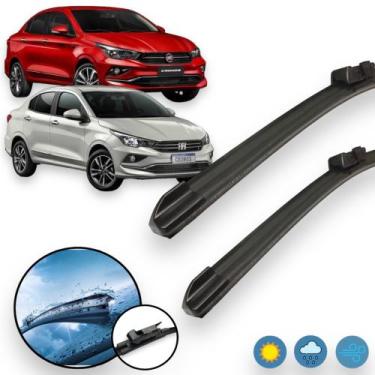 Imagem de Palheta Silicone Limpador De Parabrisa Fiat Cronos 2017 a 23 - BR18