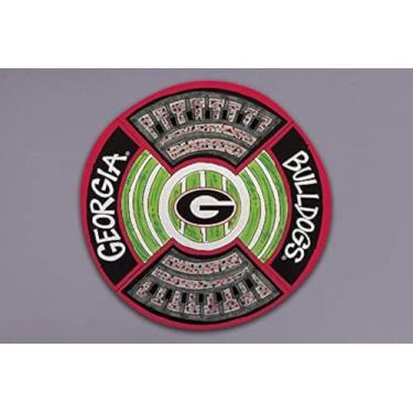 Imagem de Prato Redondo de Melamina para Estádio Magnolia Lane UGA Bulldogs 13,5