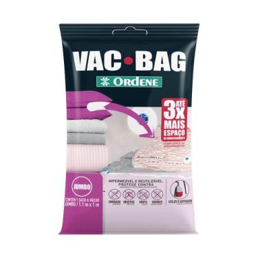 Imagem de Saco À Vácuo Vac Bag Ordene Jumbo 100x110cm Edredom Cobertor