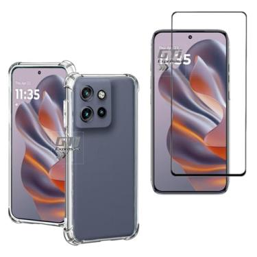 Imagem de Kit Capa E Película de Vidro Compatível Com Motorola Moto Edge 50 Neo