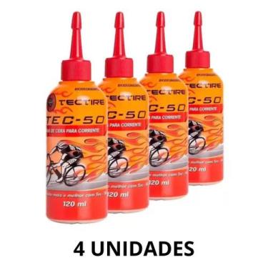 Imagem de  Óleo Lubrificante Bike Tectire Tec50 Cera Corrente Bicicleta 120ml Ki