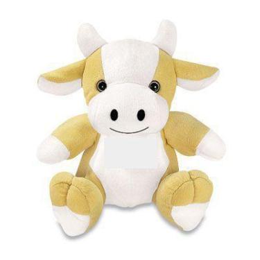 Imagem de Vaquinha de Pelúcia Caramelo 28 Cm Antialérgica - Mirante Brasil