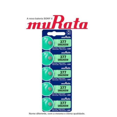 Imagem de 35 Baterias SONY  Murata 377 SR626SW ORIGINAL