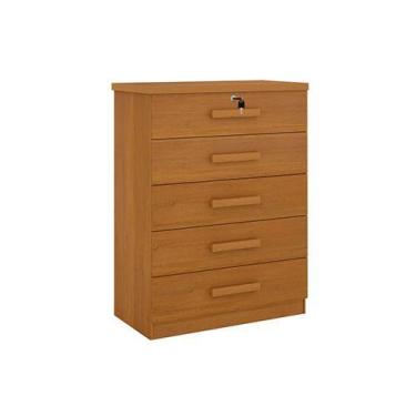 Imagem de Cômoda 5 Gavetas Cinamomo Copacabana - D'DORO