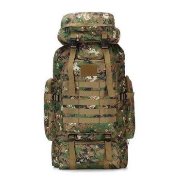 Imagem de Mochila Cargueiro Acampamento Trilha Impermeável 80 Litros - SHOP ALTE