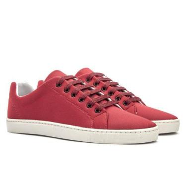 Imagem de Sapatênis Casual Vermelho Confortavel Estiloso Pratico- MT - Rosa Hele