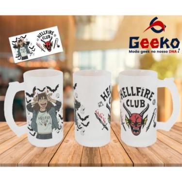 Imagem de Caneca de Chopp Eddie Munson Stranger Things Hellfire Club Geeko, Jate
