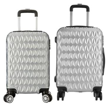 Imagem de Mala de Viagem Bordo 10kg Padrão ANAC P+ e Média Em ABS - AC74 - EAGLE