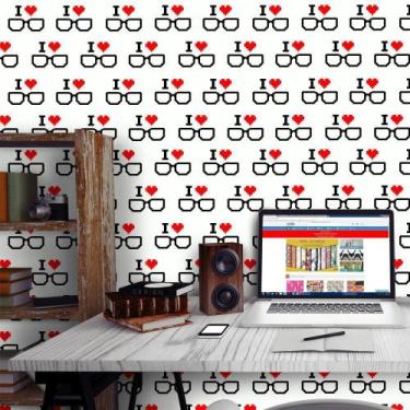 Imagem de Papel de Parede I Love Geek - QCola, 0,60 x 3,00 metros
