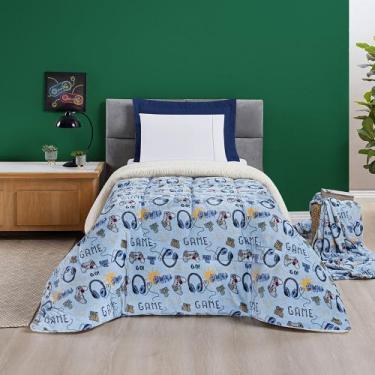 Imagem de Coberdrom Infantil Solteiro Edredom dupla face Bouti Kids - Bia Enxova