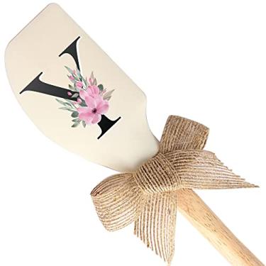 Imagem de Espátula engraçada de silicone com monograma letra Y, ferramenta de cozimento engraçada, decoração de cozinha de fazenda moderna, presente para chef, amantes, mãe, ação de graças, presentes de Natal