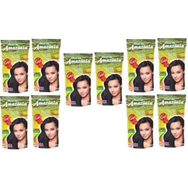 Imagem de Hene em gel amazonia 180gr pouch preto medido (preto natural) - DIVINA