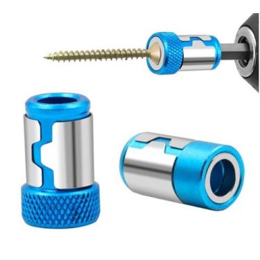 Imagem de Kit 10 Anel Magnético Bits Super Imã  P/ Parafusadeira 1/4 - Fox Tools