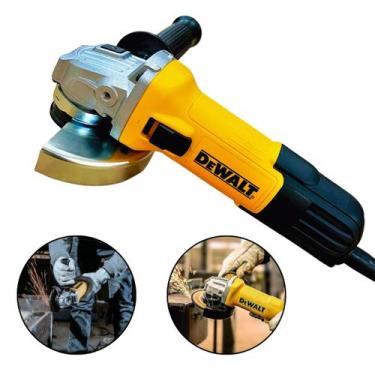 Imagem de Esmerilhadeira Angular Dewalt 4.1/2 Profissional 750w 115mm Lixadeira 