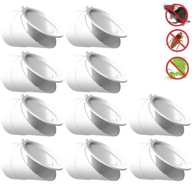 Imagem de Válvula De Retenção Esgoto Para Canos 100Mm Kit 10 Un