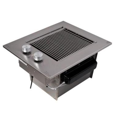 Imagem de Churrasqueira a Gás de Embutir Titan Grill Diamond Premium sem Tampa