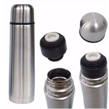 Imagem de Garrafa Térmica Aço Inox Inquebrável 500ml  - GARRAFA TERMICA