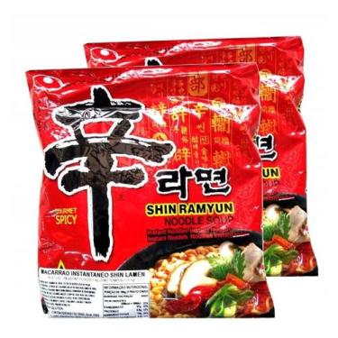 Imagem de Lamen Coreano Shin Ramyun Picante 100gr Nongshim (Kit com 2) - Korea G